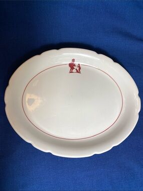 Howard Johnson’s Vintage Oval Platter by Walker China